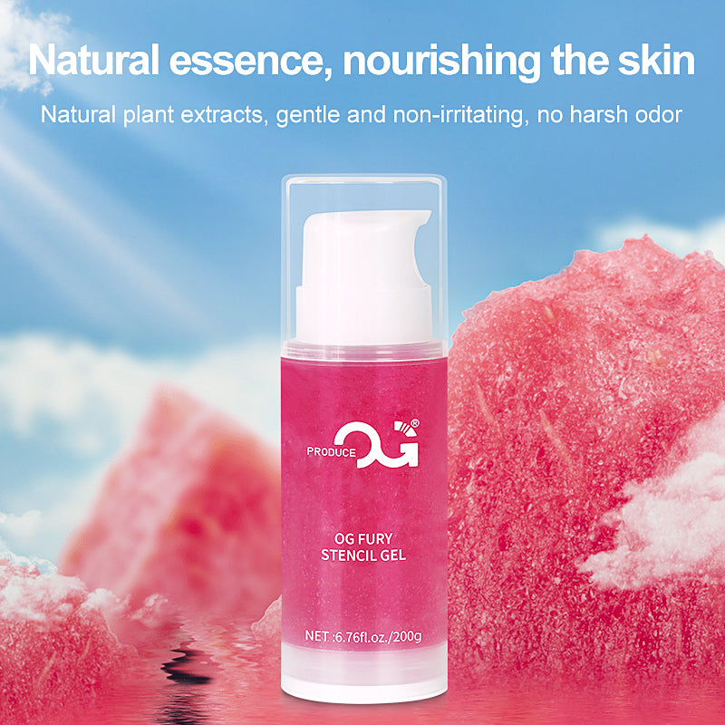 FURY Stencil Transfer Gel Solution 200g (watermelon)