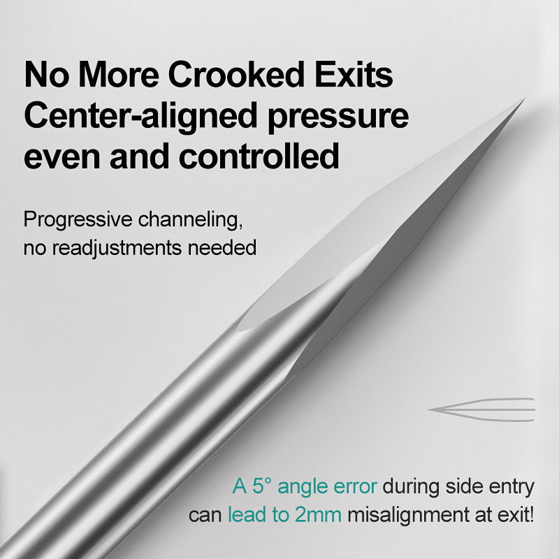 Solid Triangular Piercing Needle 100 Pcs