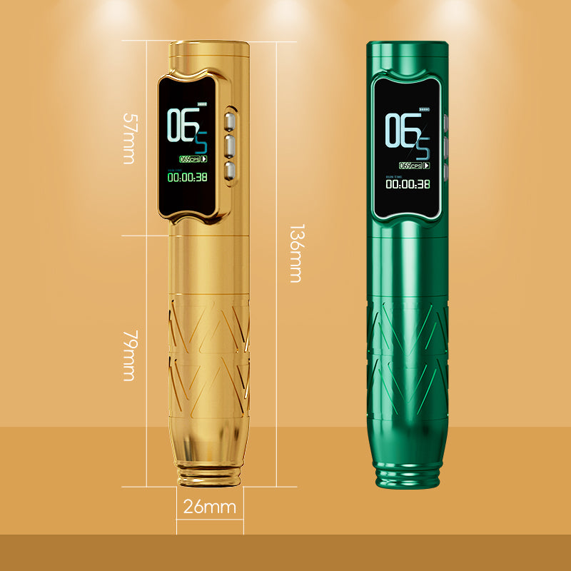 PIONEER-FROST-WING 3mm Stroke Wireless Tattoo Pen