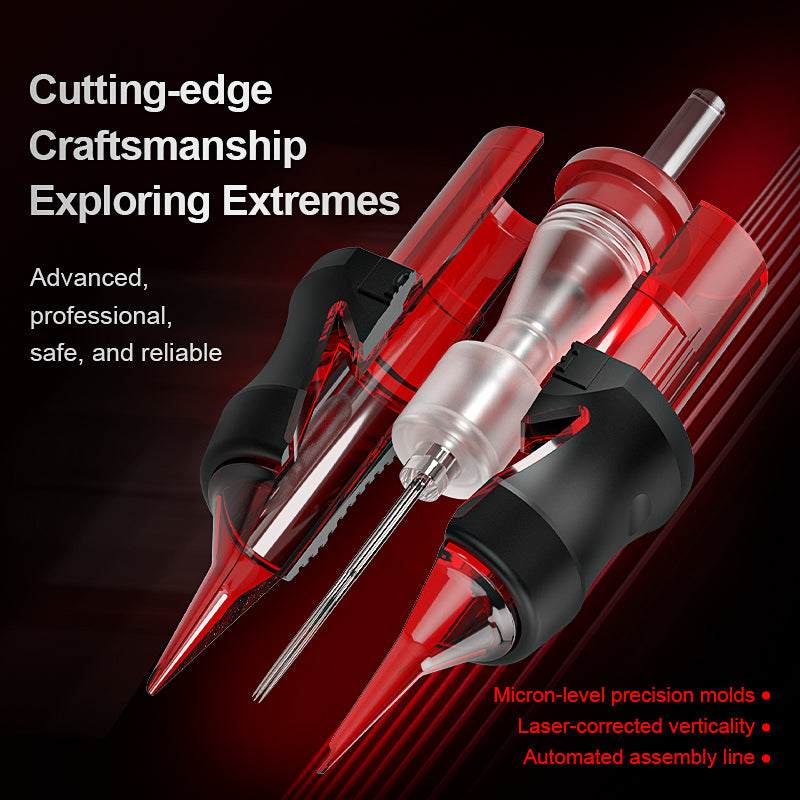 OG Red Arrow Magnum (M) Tattoo Needle Cartridges 20pcs