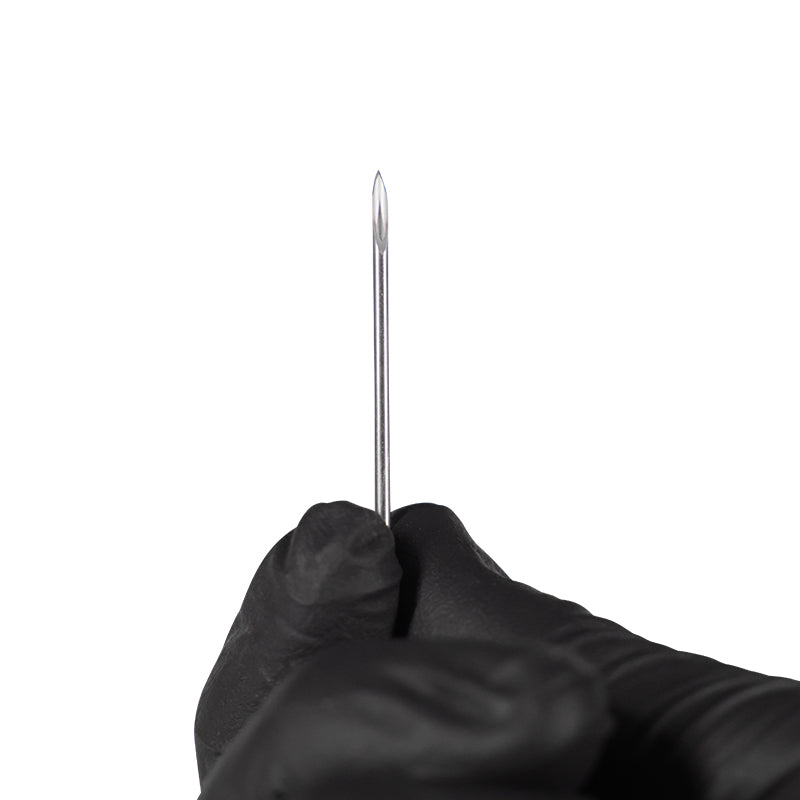 Agujas rectas para perforaciones corporales (50 unidades)