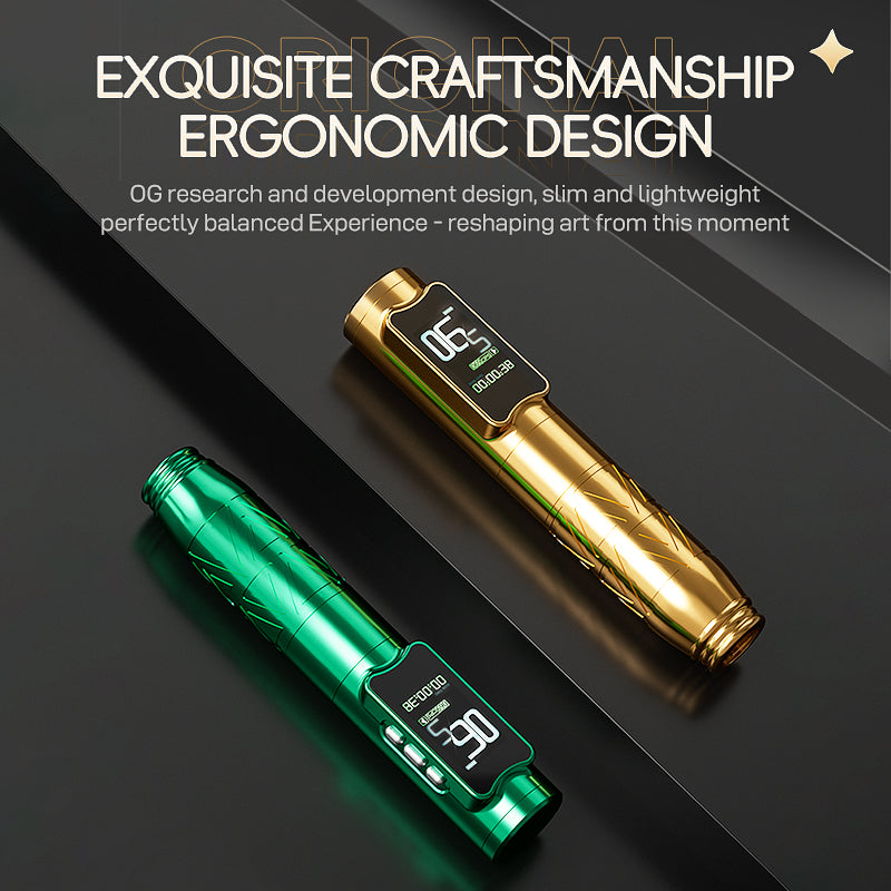 PIONEER-FROST-WING 3mm Stroke Wireless Tattoo Pen