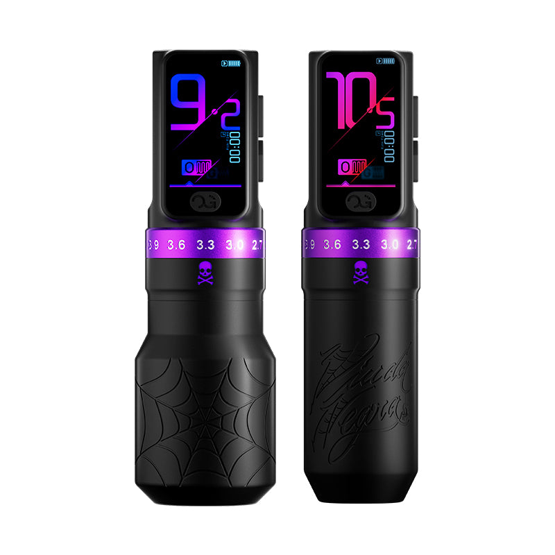 Black Widow Adjustable Stroke Wireless Tattoo Pen