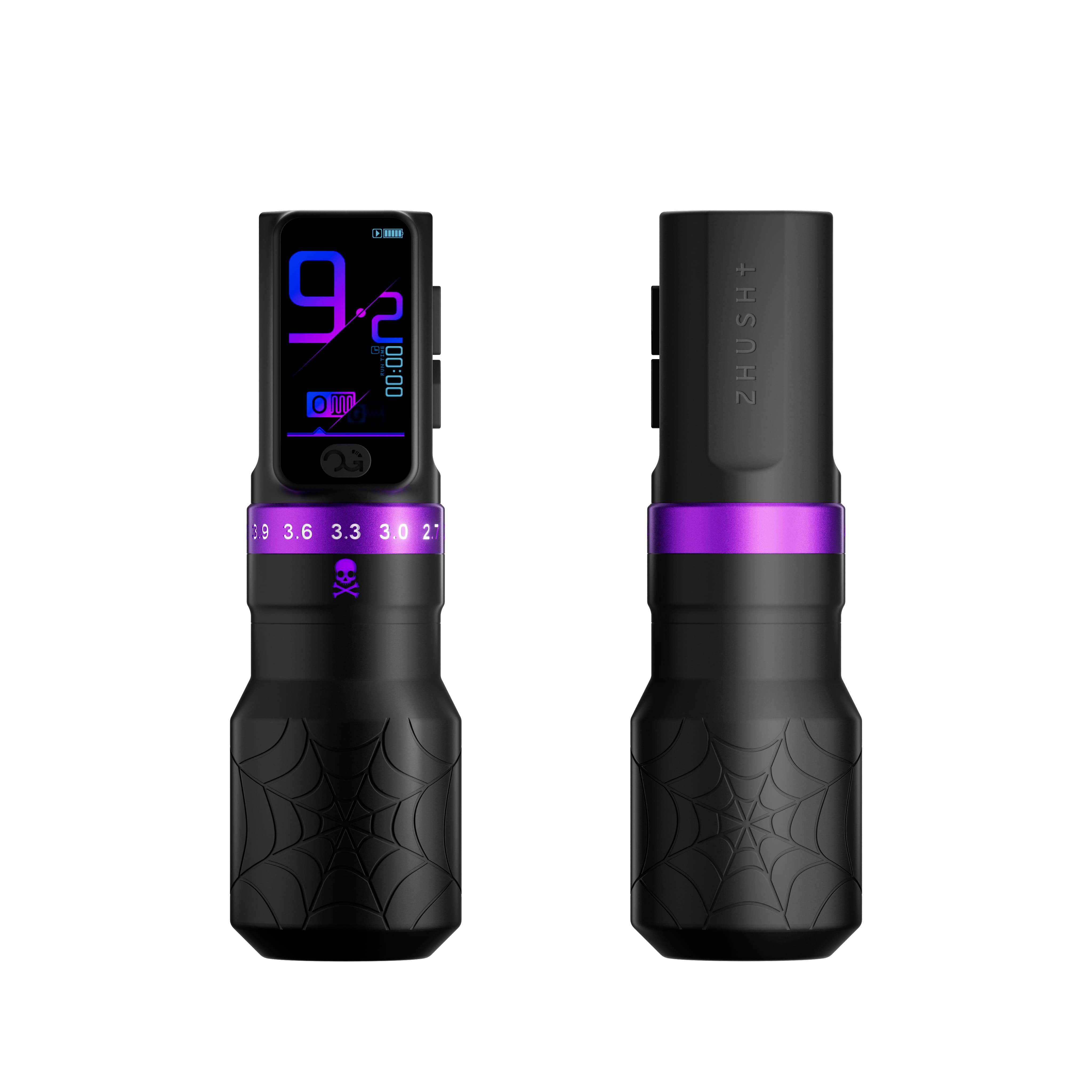 Black Widow Adjustable Stroke Wireless Tattoo Pen - OG PRODUCE