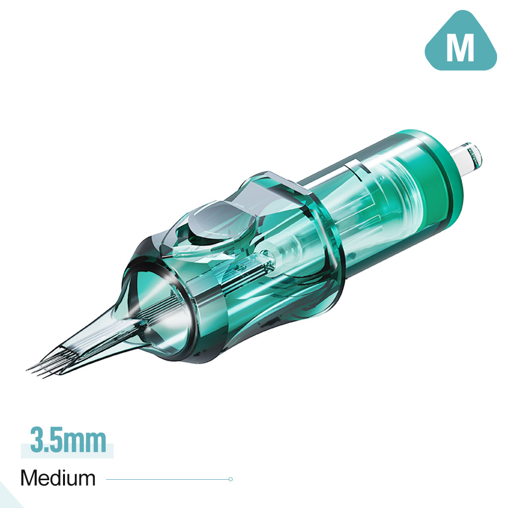 Cartuchos de agujas para tatuaje OG Green Knight Magnum (M) (20 unidades)