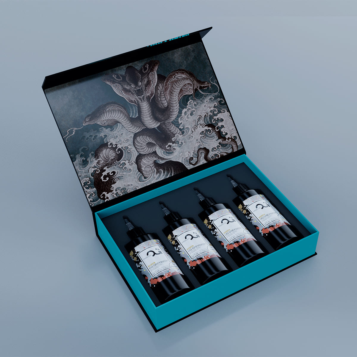 OG Produce Grey Wash Ink 4 oz. Bottle Set product image by OG PRODUCE