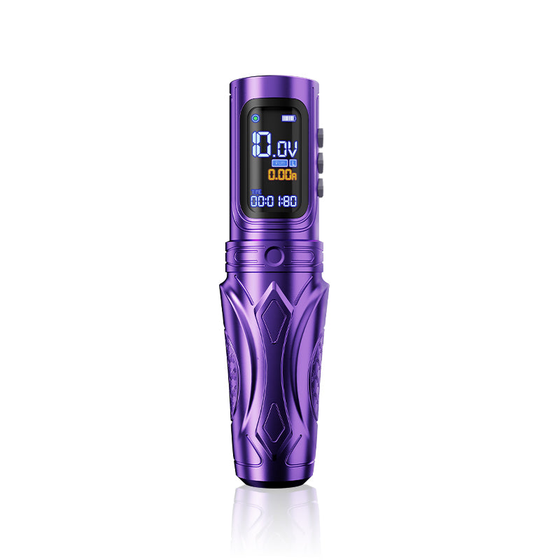 Lápiz para tatuajes inalámbrico con pantalla a color IPS de 1,47 pulgadas PIONEER-PHANTOM