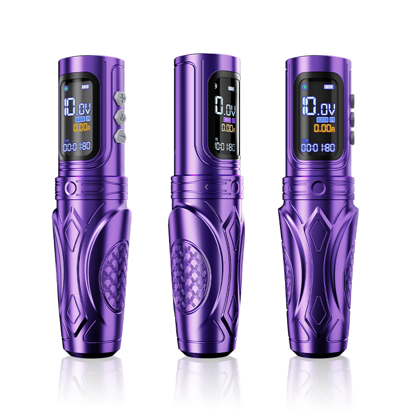 Lápiz para tatuajes inalámbrico con pantalla a color IPS de 1,47 pulgadas PIONEER-PHANTOM