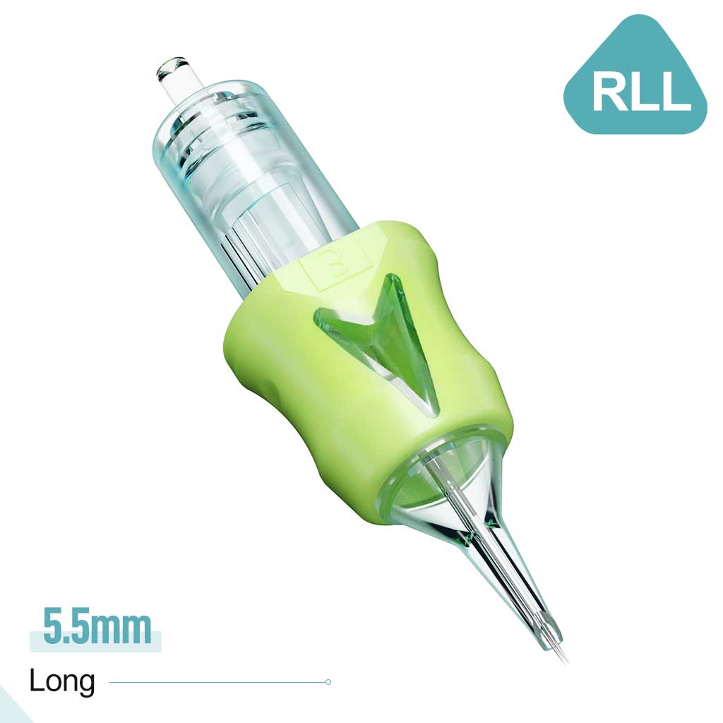 Cartuchos de agujas de tatuaje OG Arrow Round Liner Loose (RLL) 20 piezas