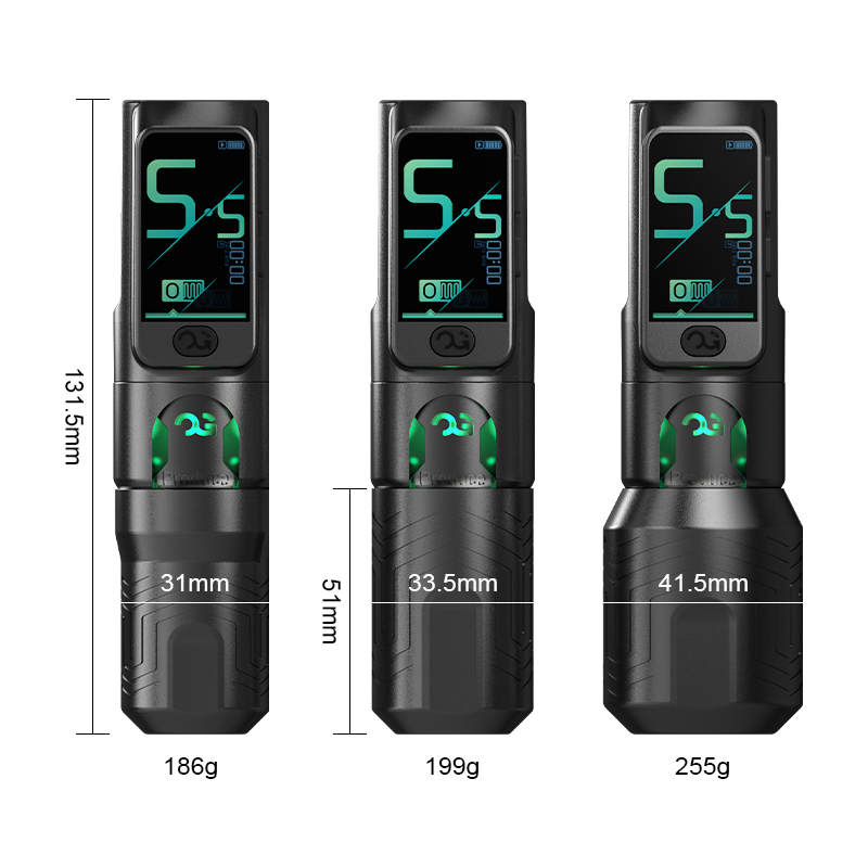 PIONEER-FURY Ⅱ 4.2mm Stroke Wireless Tattoo Pen