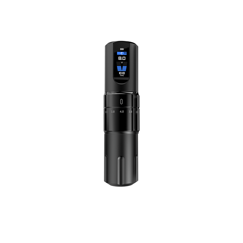 DARK KNIGHT Adjustable Stroke Wireless Tattoo Pen with 2000mAh