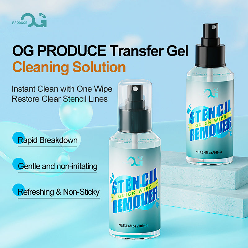 Tattoo Transfer Gel Cleaning Solution