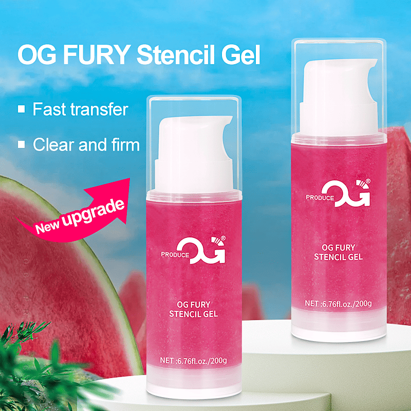 FURY Stencil Transfer Gel Solution 200g (watermelon)