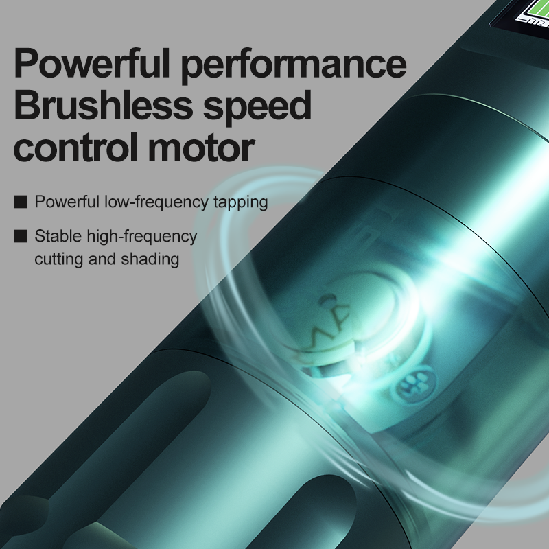 OG PRODUCE PIONEER-FREQUENCY MASTER 4mm Stroke Wireless Tattoo Pen