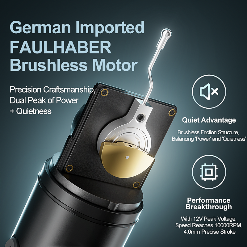 Bolígrafo de tatuaje inalámbrico FUTURE 4,0 mm Stroke con motor Faulhaber