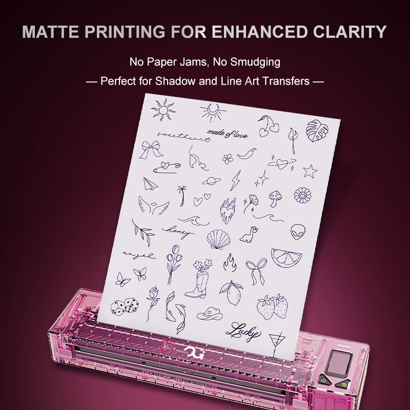 [Jennifer Barrera exclusive edition] Tiny Tattoo Wireless Tattoo Transfer Stencil Printer