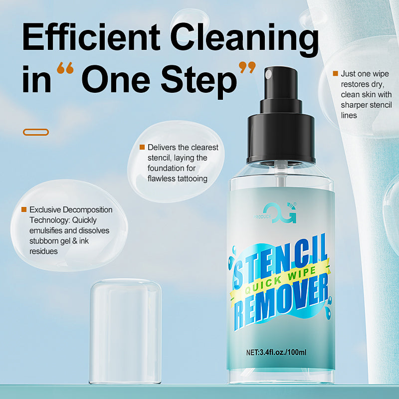 Tattoo Transfer Gel Cleaning Solution