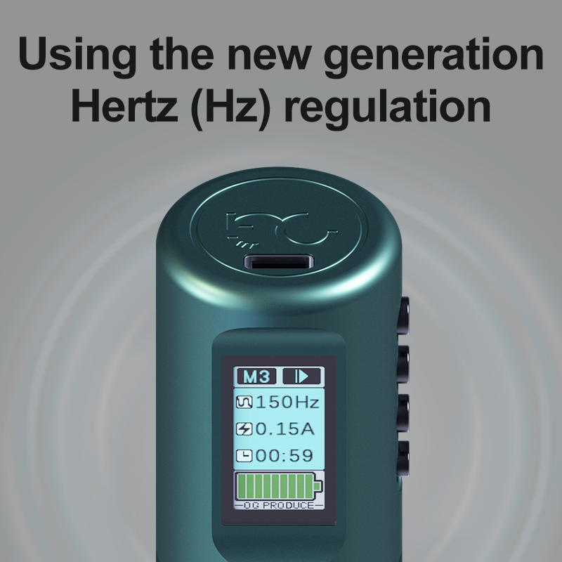 OG PRODUCE PIONEER-FREQUENCY MASTER 4mm Stroke Wireless Tattoo Pen