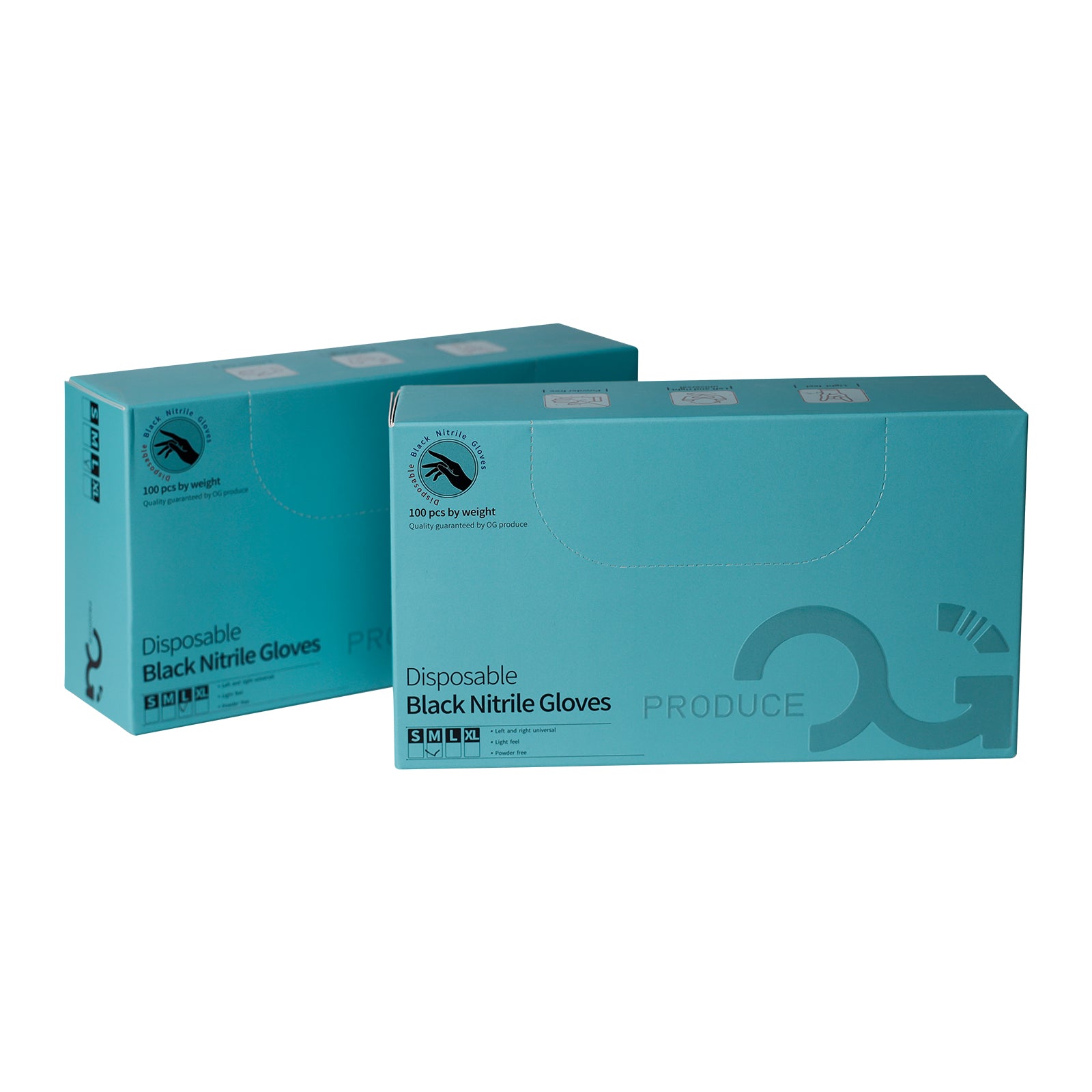 Disposable Black Tattoo Gloves 100pcs