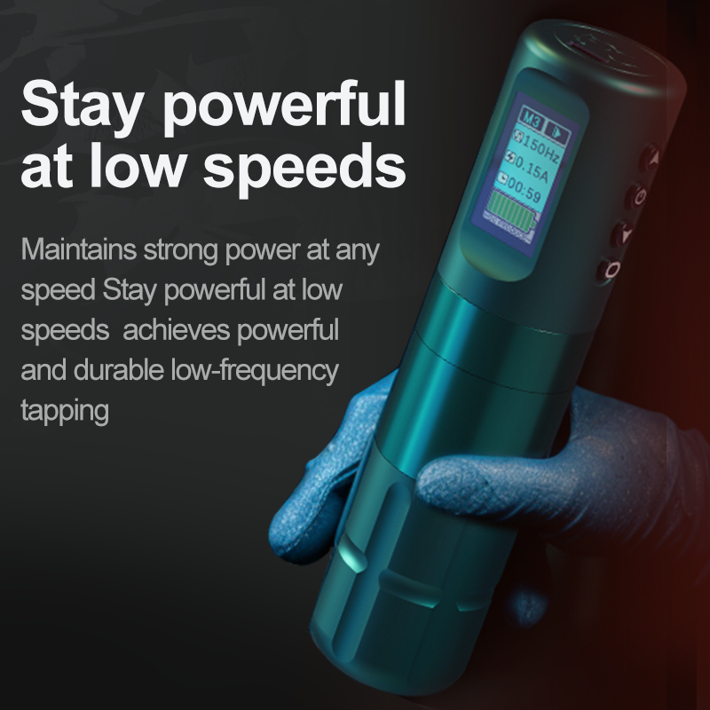 OG PRODUCE PIONEER-FREQUENCY MASTER 4mm Stroke Wireless Tattoo Pen