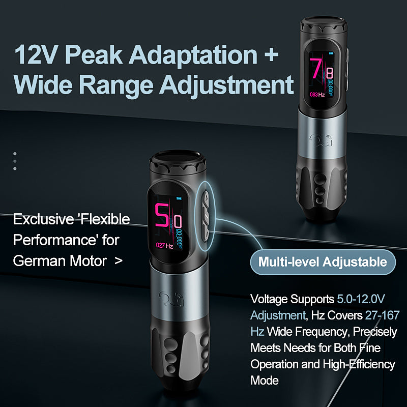 Bolígrafo de tatuaje inalámbrico FUTURE 4,0 mm Stroke con motor Faulhaber