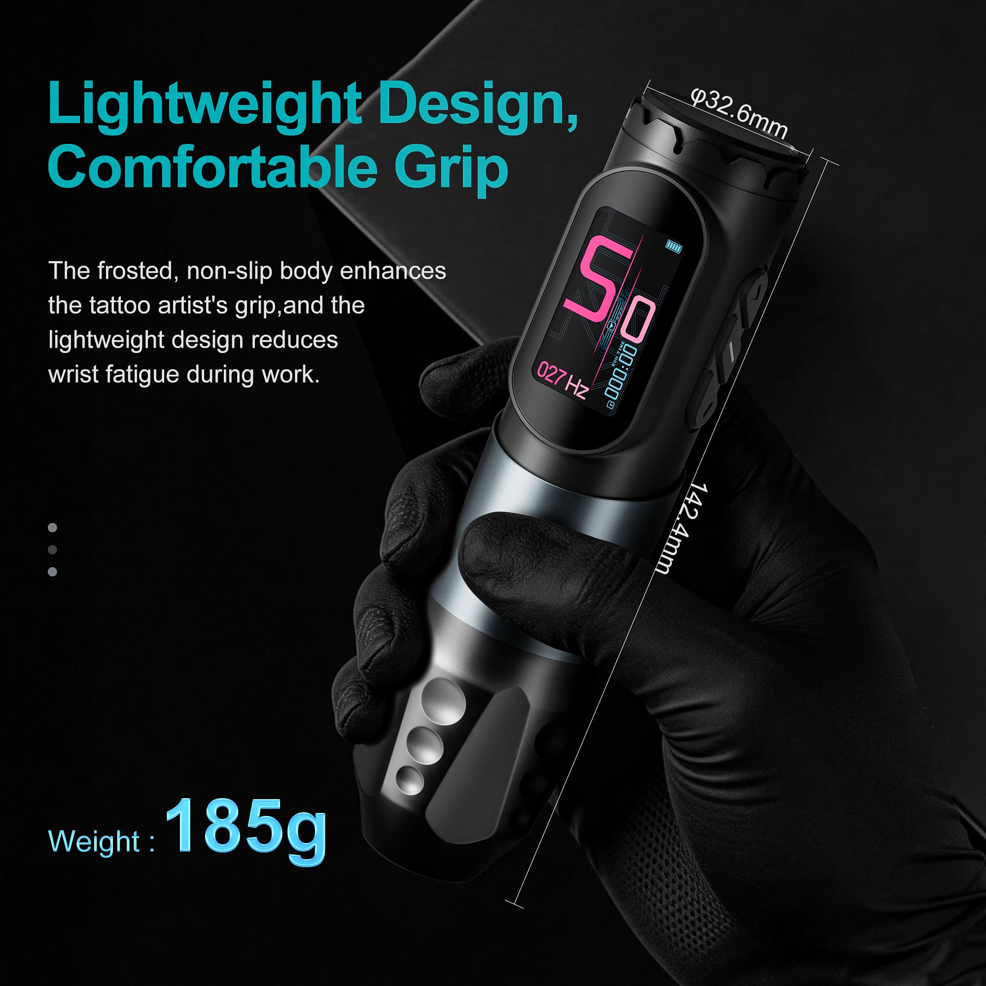 Bolígrafo de tatuaje inalámbrico FUTURE 4,0 mm Stroke con motor Faulhaber