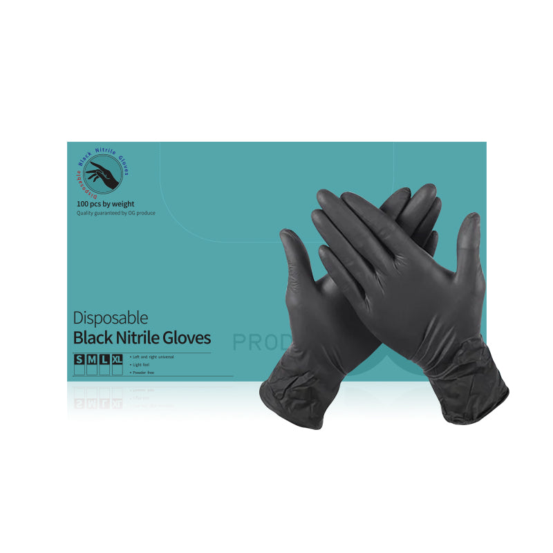 Disposable Black Tattoo Gloves 100pcs product image by OG PRODUCE