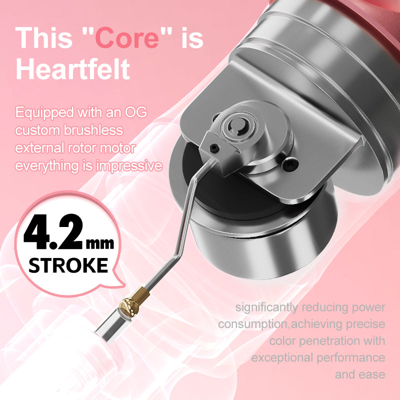 [Jennifer Barrera exclusive edition] PIONEER-INSPIRATION 4.2mm Stroke Wireless Tattoo Pen