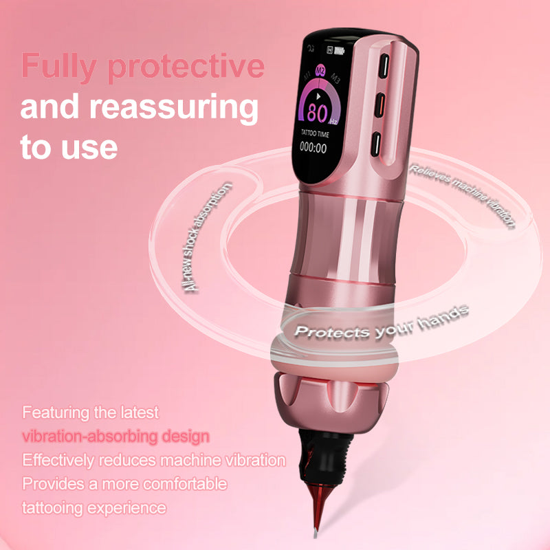 [Jennifer Barrera exclusive edition] PIONEER-INSPIRATION 3.5mm / 4.2mm Stroke Wireless Tattoo Pen - OG PRODUCE