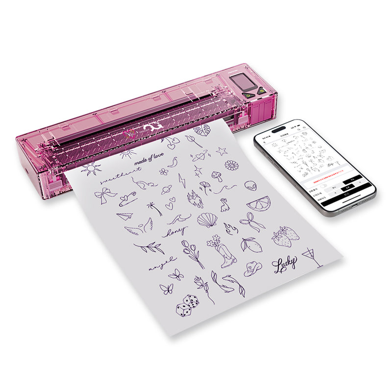 [Jennifer Barrera exclusive edition] Tiny Tattoo Wireless Tattoo Transfer Stencil Printer product image by OG PRODUCE