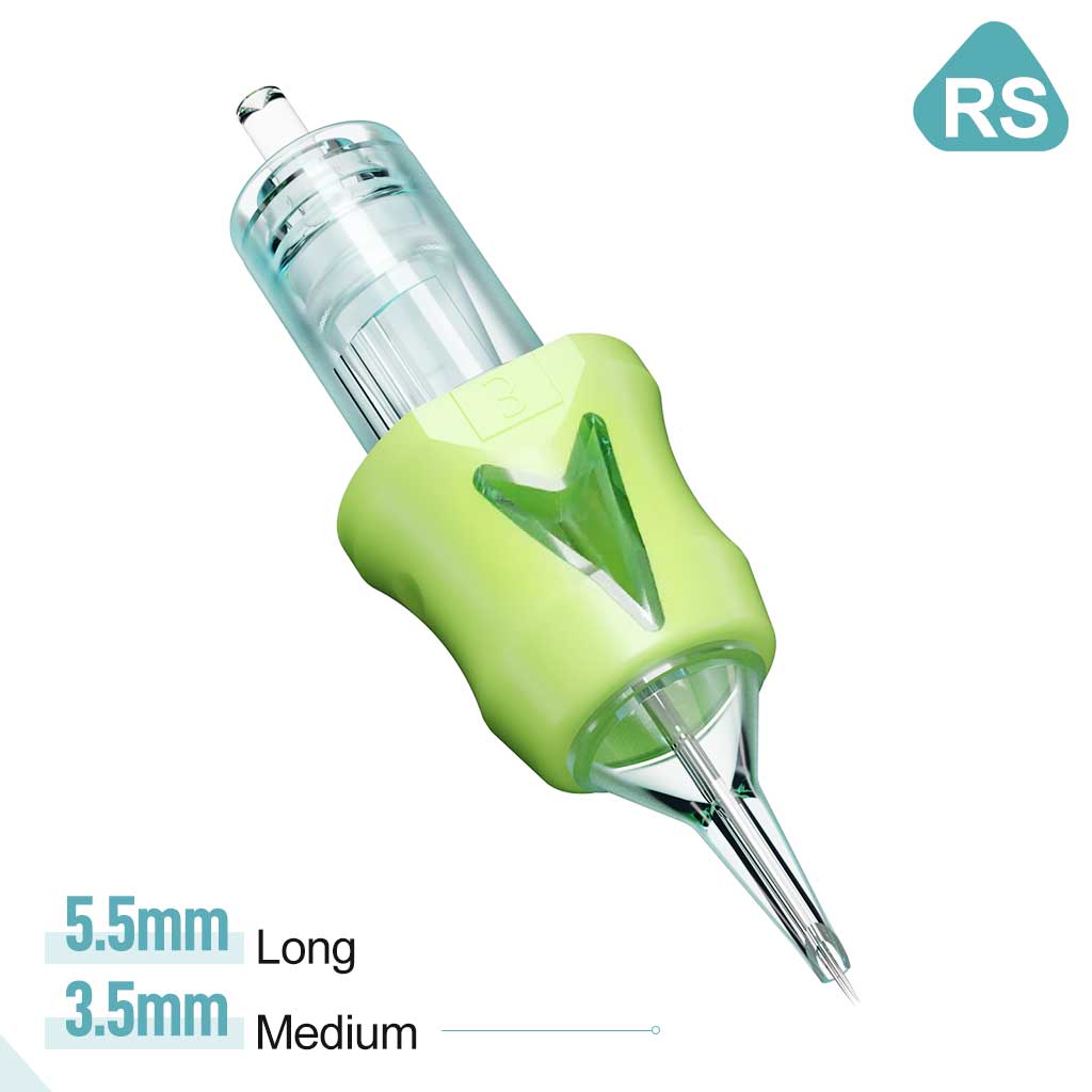OG Arrow Round Shader (RS) Tattoo Needle Cartridges 20pcs - OG PRODUCE