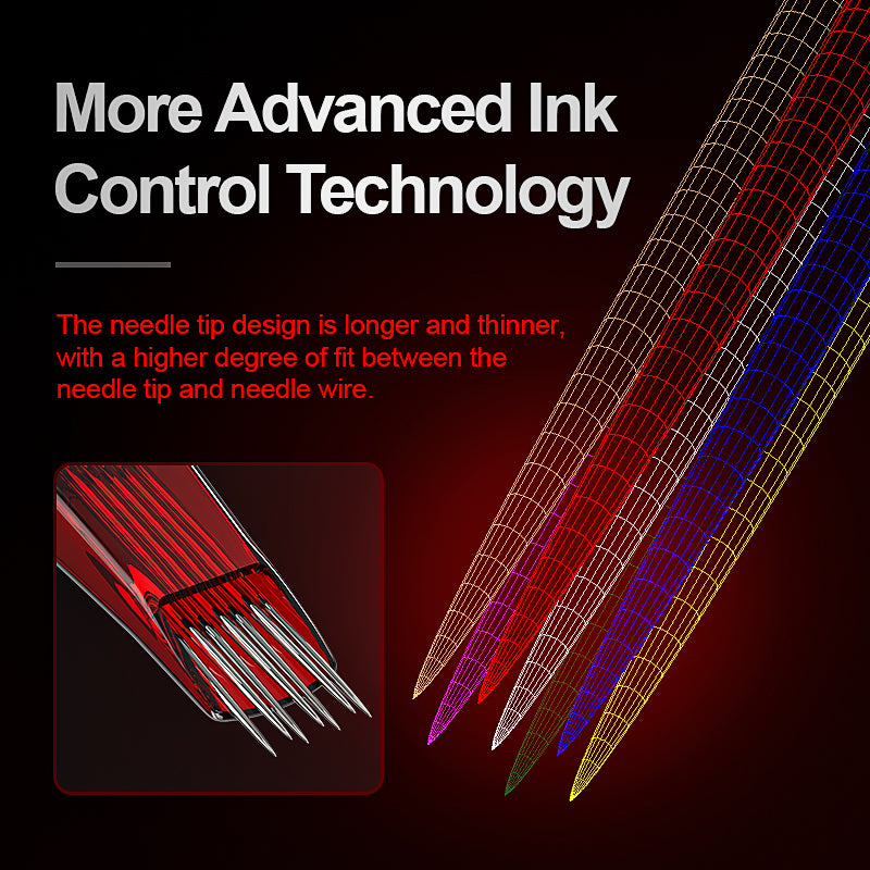 [STOCK UP] OG Red Arrow Round Liner Loose (RLL) Tattoo Needle Cartridges 20pcs for professional tattoo cartridge needle setup