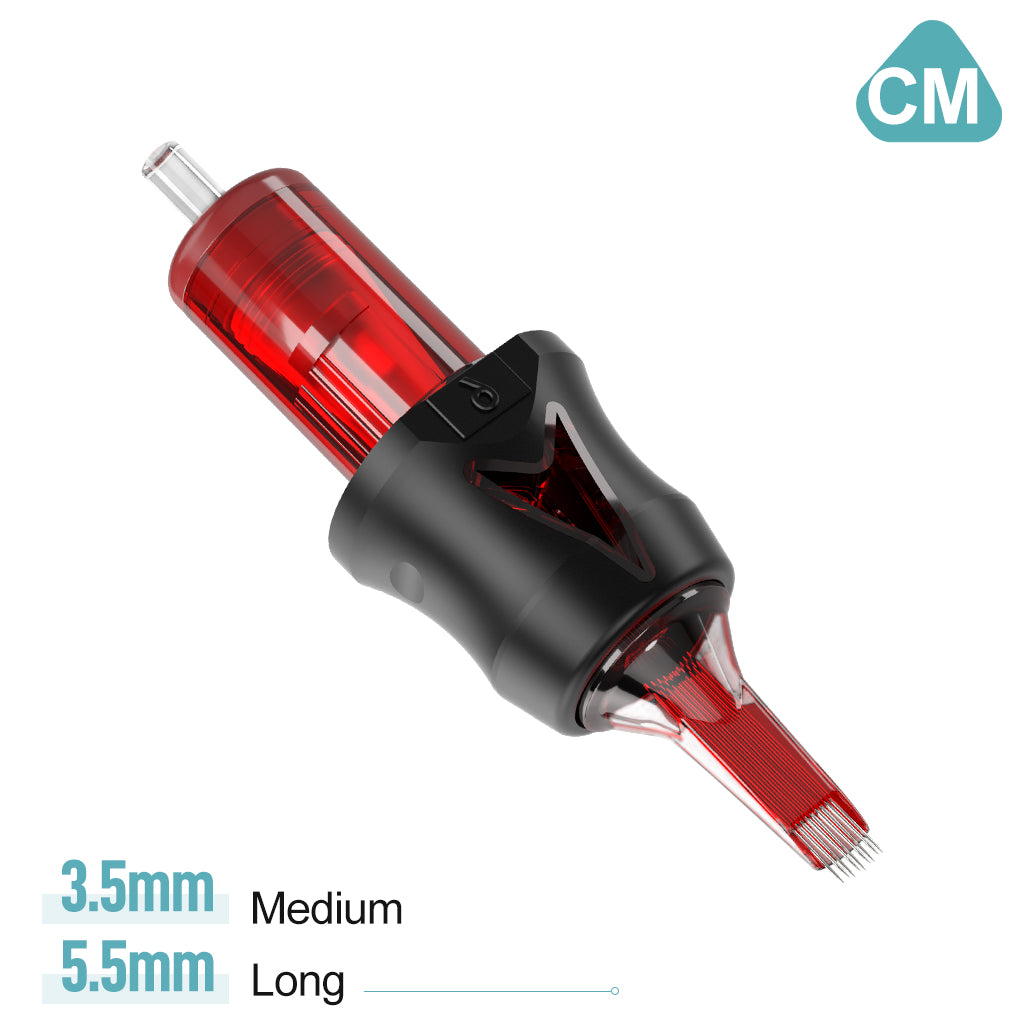 OG PRODUCE OG Red Arrow Curved Magnum (CM/RM) Tattoo Needle Cartridges 20pcs