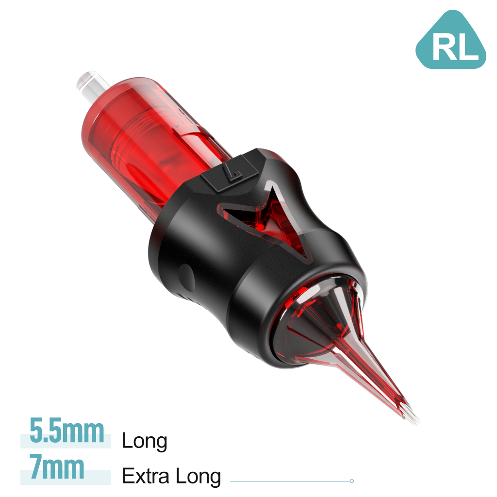 [STOCK UP] OG Red Arrow Round Liner (RL) Tattoo Needle Cartridges 20pcs for professional tattoo cartridge needle setup