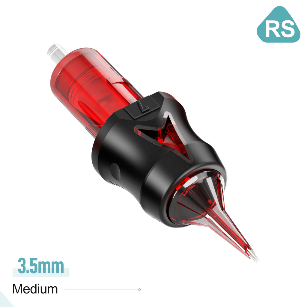 [STOCK UP] OG Red Arrow Round Shader (RS) Tattoo Needle Cartridges 20pcs for professional tattoo cartridge needle setup