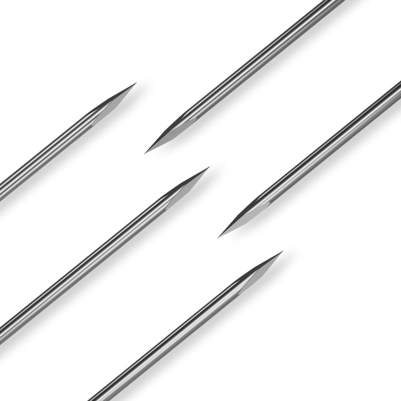 Solid Triangular Piercing Needle 100 Pcs for professional tattoo cartridge needle setup