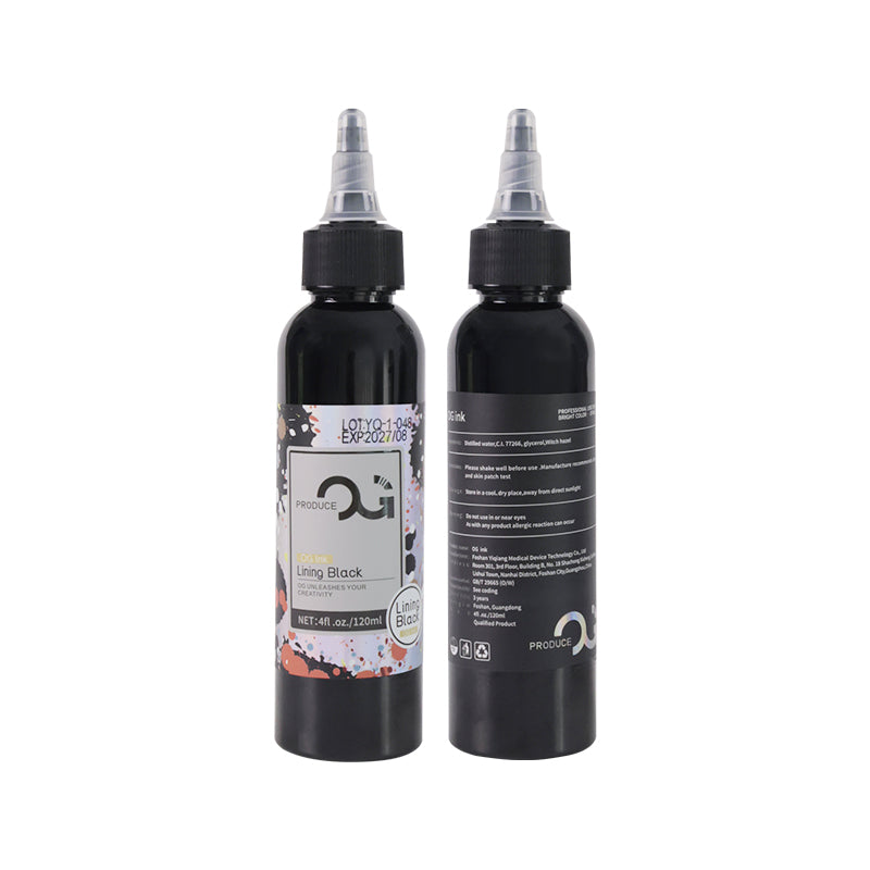 Tattoo Black Ink 1oz/4oz/8oz - OG PRODUCE