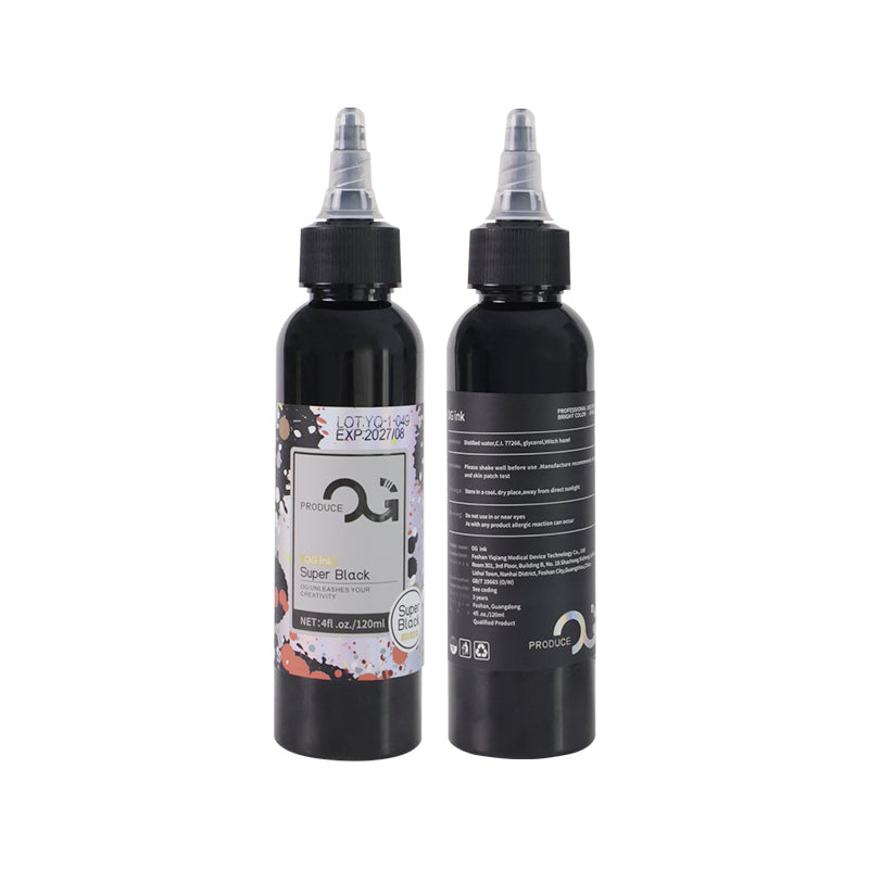 Tattoo Black Ink 1oz/4oz/8oz - OG PRODUCE