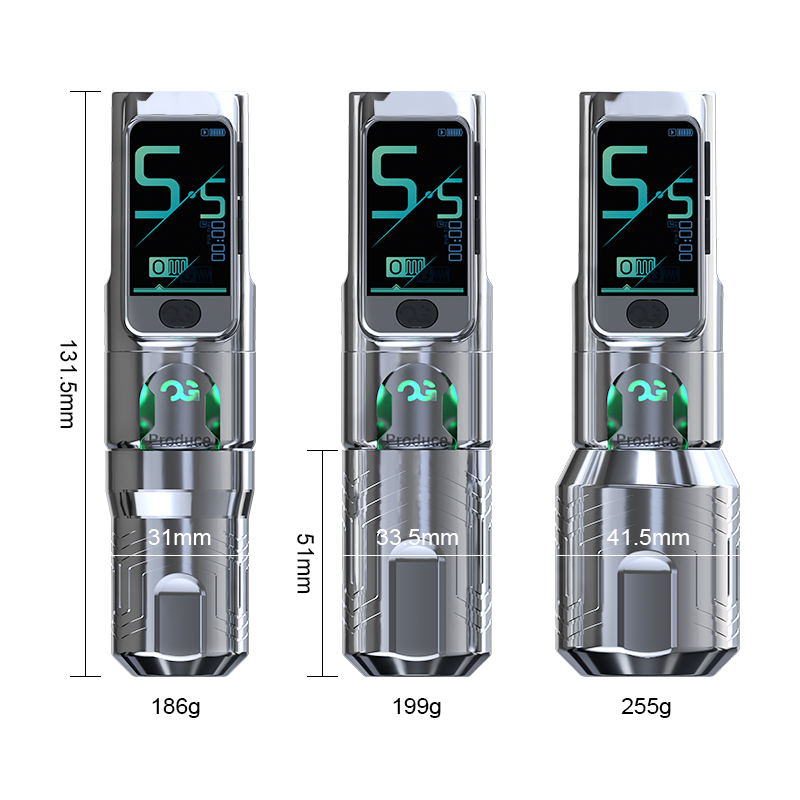 [Jason Ramos exclusive edition] PIONEER-FURY Ⅱ 4.2mm Stroke Wireless Tattoo Pen