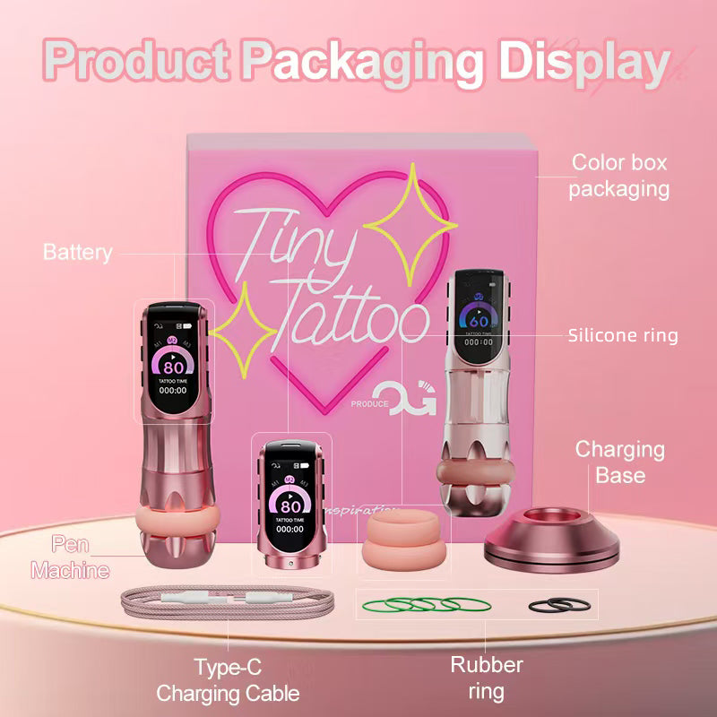 [Jennifer Barrera exclusive edition] PIONEER-INSPIRATION 4.2mm Stroke Wireless Tattoo Pen