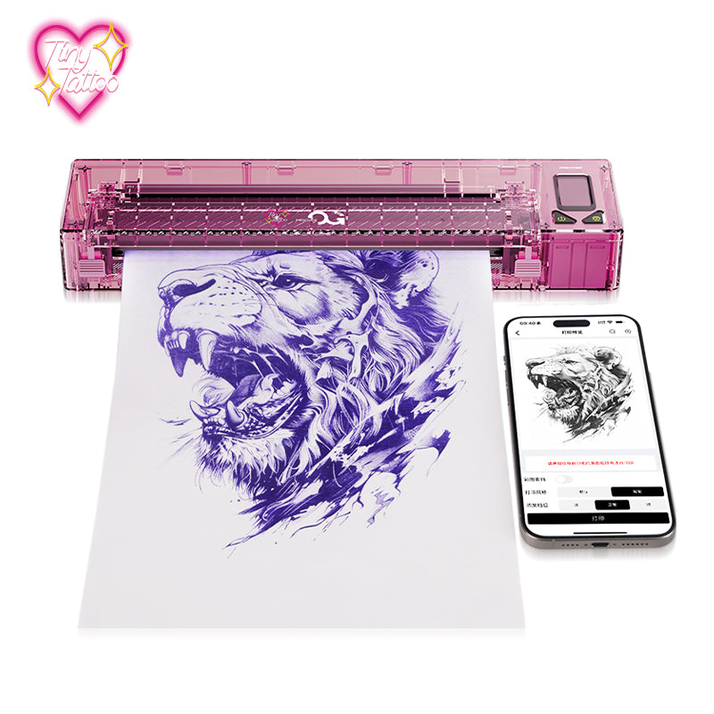 [Jennifer Barrera exclusive edition] Tiny Tattoo Wireless Tattoo Transfer Stencil Printer